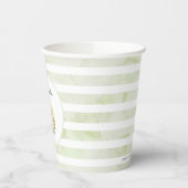 Kleine pompoen Borden Rustische Herfst Baby shower Papieren Bekers (Links)