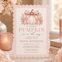 Kleine Pompoen Coquette Roze Strik Meisje Baby Sho