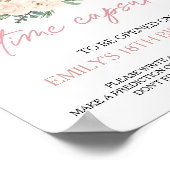 Kleine pompoen die één keer een capsuleteken draai poster (Hoek)