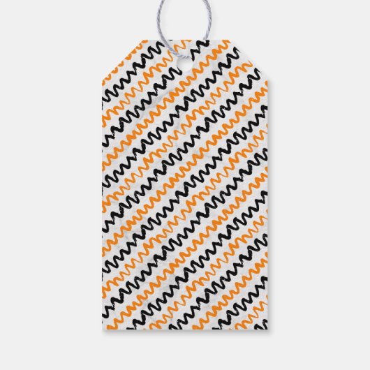 Kleine pompoen die twee Halloween 2e verjaardag dr Cadeaulabel (Achterkant)