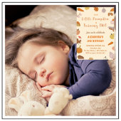 Kleine pompoen die twee Halloween 2e verjaardag dr Kaart