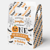 Kleine pompoen draaien 11e verjaardag van een hall bedankdoosjes (Geopend)