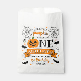 Kleine pompoen draaien 11e verjaardag van een hall bedankzakje