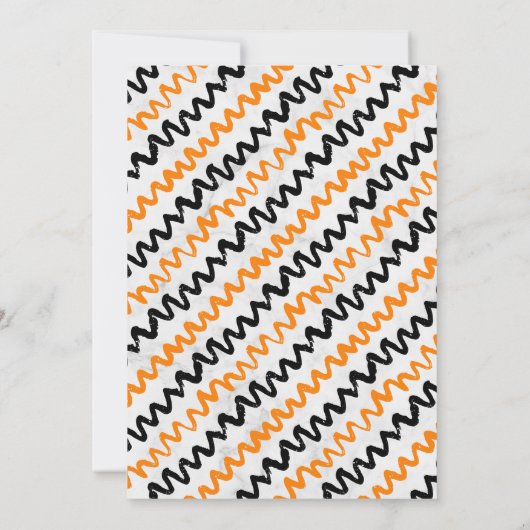 Kleine pompoen draaien 11e verjaardag van een hall kaart (Achterkant)