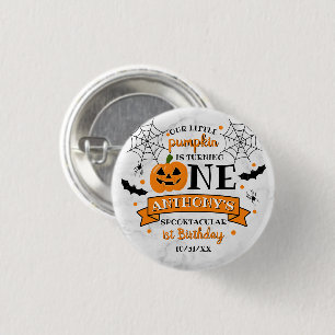 Kleine pompoen draaien 11e verjaardag van een hall ronde button 3,2 cm