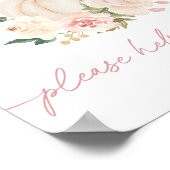 Kleine pompoen draaien een Drinken bar teken Poster (Hoek)