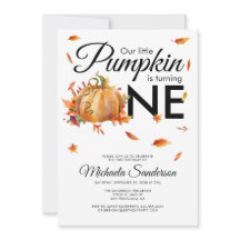 Kleine pompoen draaien een herfst Herfst Birthday