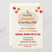 kleine pompoen draaien EEN Kaart (Voorkant / Achterkant)