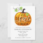 Kleine pompoen draaien een | Partij voor de verjaa Kaart (Voorkant)