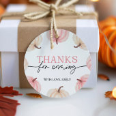 Kleine pompoen draaien een verjaardag Dank u Label