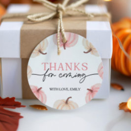 Kleine pompoen draaien een verjaardag Dank u Label