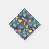 Kleine Pompoen en grappige Geesten Halloween feest Servet (Hoek)