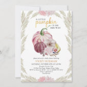 Kleine Pompoen en Pampas Grass Baby shower Kaart (Voorkant)