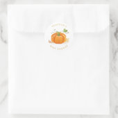 Kleine pompoen Envelope sticker Baby shower (Tas)