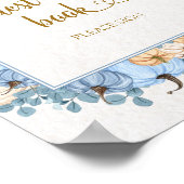 Kleine pompoen gelieve te ondertekenen het Poster  (Hoek)