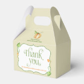 Kleine Pompoen Gender Neutraal Baby shower Bedankdoosjes (Achterkant)