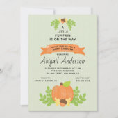 Kleine pompoen | Genderneutraal Baby shower Kaart (Voorkant)