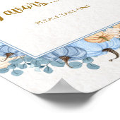 Kleine pompoen gunst Poster (Hoek)