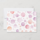 Kleine pompoen Halloween baby shower dank je kaart (Achterkant)