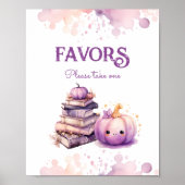 Kleine pompoen Halloween gunsten neem er een Poster (Voorkant)