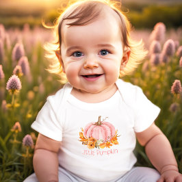 Kleine Pompoen Herfst Baby Bodysuit Baby Meisje