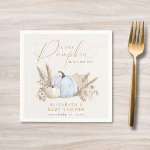 Kleine Pompoen Herfst Baby Jongens Shower Servet