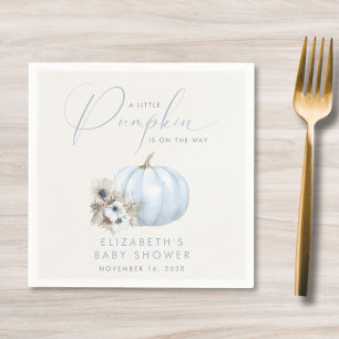 Kleine Pompoen Herfst Baby Jongens Shower Servet