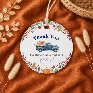 Kleine Pompoen Herfst Baby Shower Bedankt Bedankjes Labels
