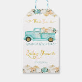 Kleine Pompoen Herfst Baby Shower Cadeaulabel (Voorkant)