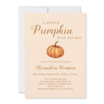 Kleine Pompoen Herfst Baby Shower