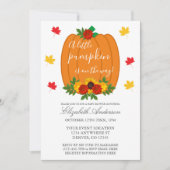 Kleine Pompoen Herfst Baby Shower Kaart (Voorkant)