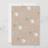 Kleine pompoen | HERFST BABY SHOWER Kaart (Achterkant)