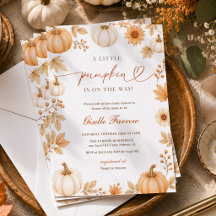 Kleine Pompoen Herfst Baby Shower
