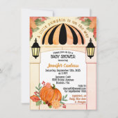 Kleine pompoen Herfst Baby Shower Uitnodiging (Voorkant)