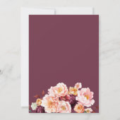 kleine pompoen herfst bloemige eerste verjaardag kaart (Achterkant)