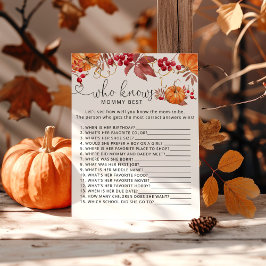 Kleine pompoen herfst die het beste van mama kent