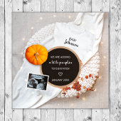 Kleine Pompoen Herfst Digitale fotozwangerschap Aankondiging