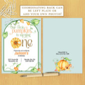 Kleine pompoen Herfst Eerste Verjaardag Kaart