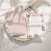 Kleine pompoen herfst eerste verjaardag kaart