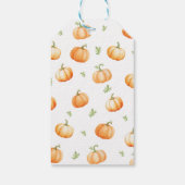 Kleine Pompoen Herfst Favoriete Bedankt Tag Cadeaulabel (Achterkant)