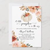 Kleine Pompoen Herfst Herfst Baby shower Kaart (Voorkant)