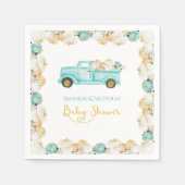 Kleine Pompoen Herfst Herfst Baby shower Servet (Voorkant)