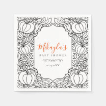 Kleine Pompoen Herfst Herfst Halloween Baby shower