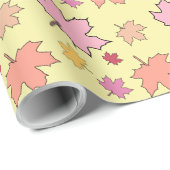 Kleine pompoen Herfst in liefdesherfst Cadeaupapier (Rol Hoek)