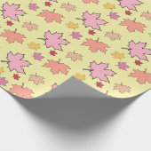 Kleine pompoen Herfst in liefdesherfst Cadeaupapier (Hoek)