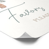 Kleine Pompoen Herfst Kleding Boy Baby shower guns Poster (Hoek)