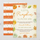 Kleine Pompoen Herfst Neutraal Baby shower Kaart (Voorkant / Achterkant)