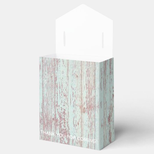 Kleine pompoen Herfst rustiek Baby shower Bedankdoosjes (Geopend)