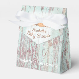 Kleine pompoen Herfst rustiek Baby shower Bedankdoosjes