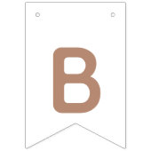 Kleine pompoen Herfst rustiek Baby shower Vlaggetjes (Derde vlag)